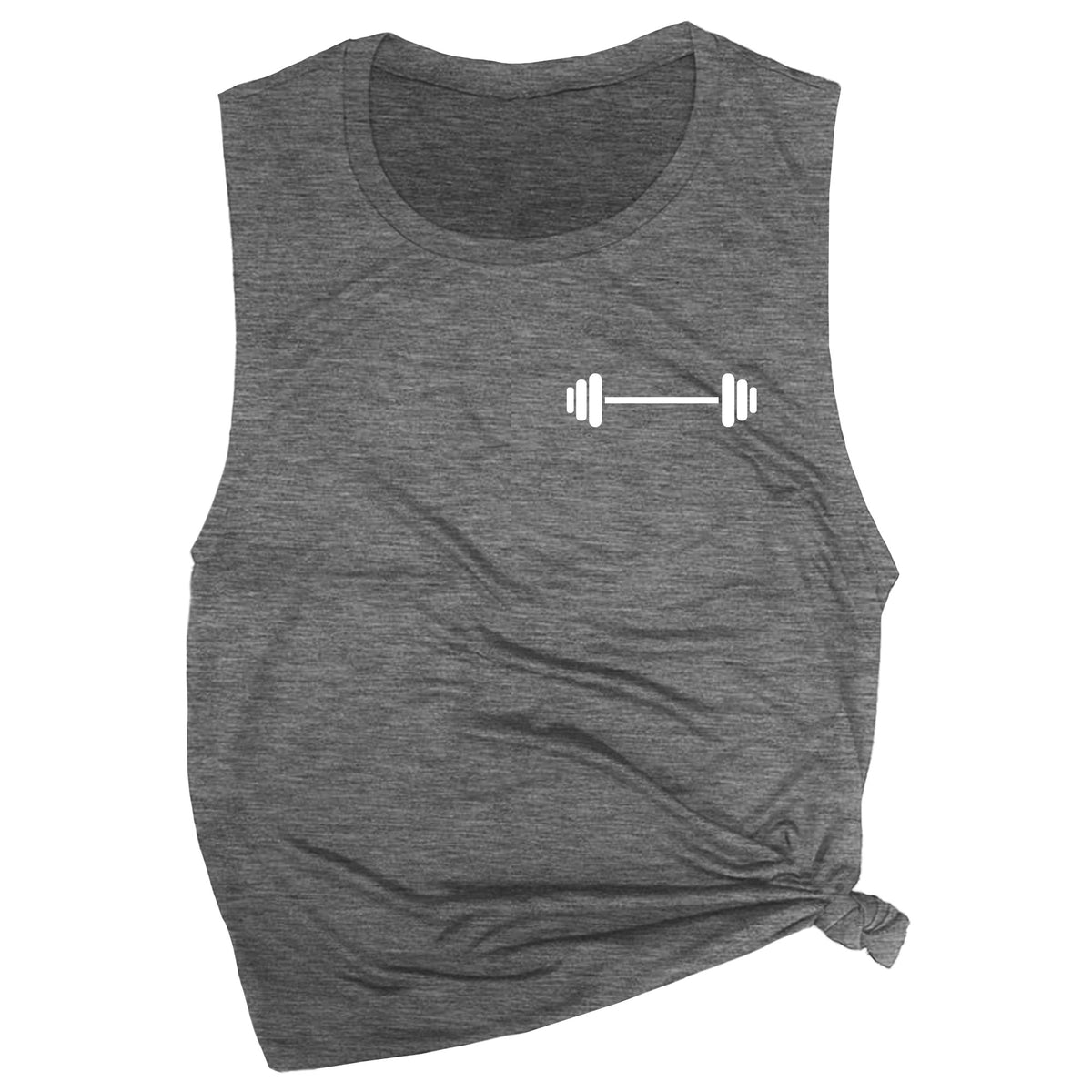 Barbell Muscle Tee (Chest Print)