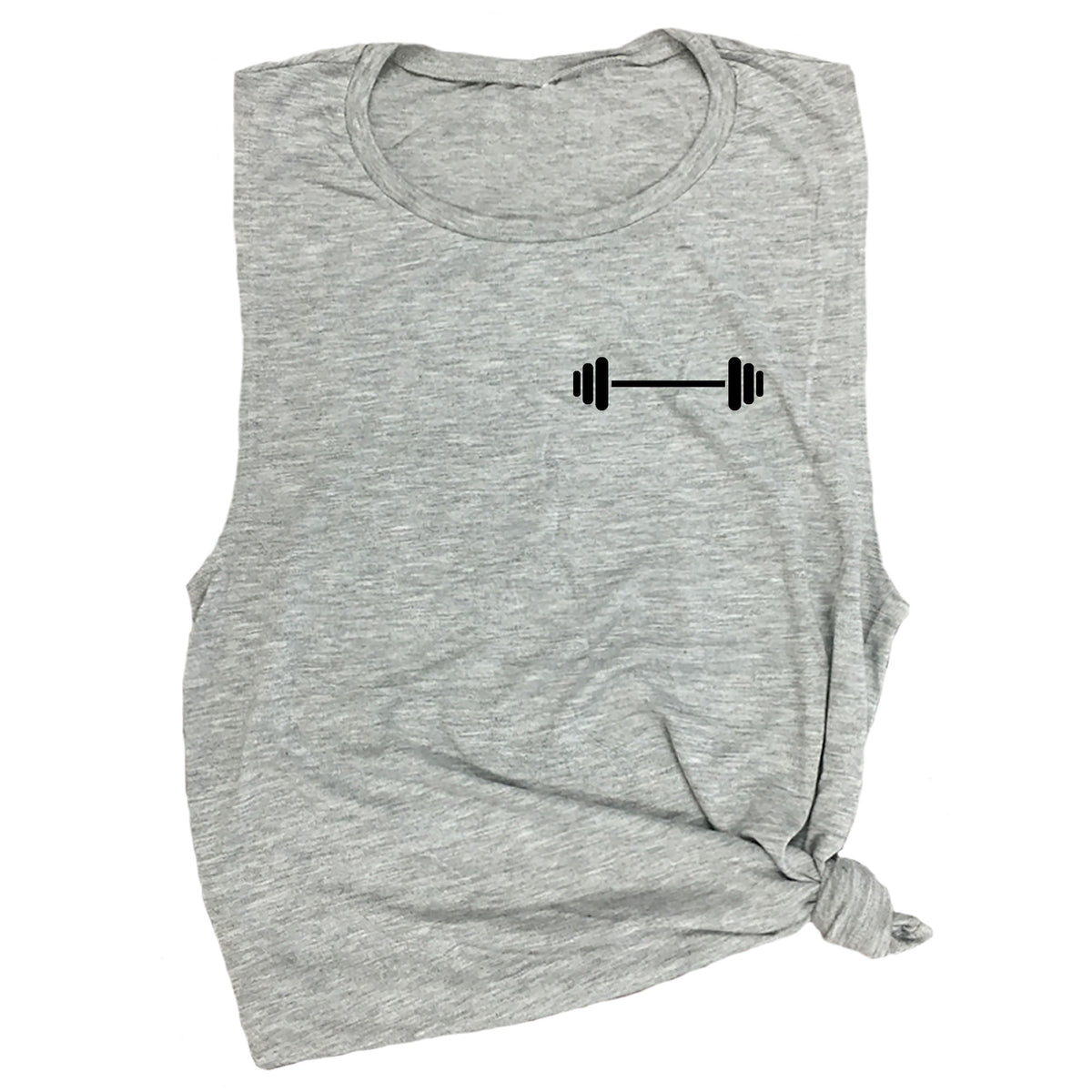 Barbell Muscle Tee (Chest Print)