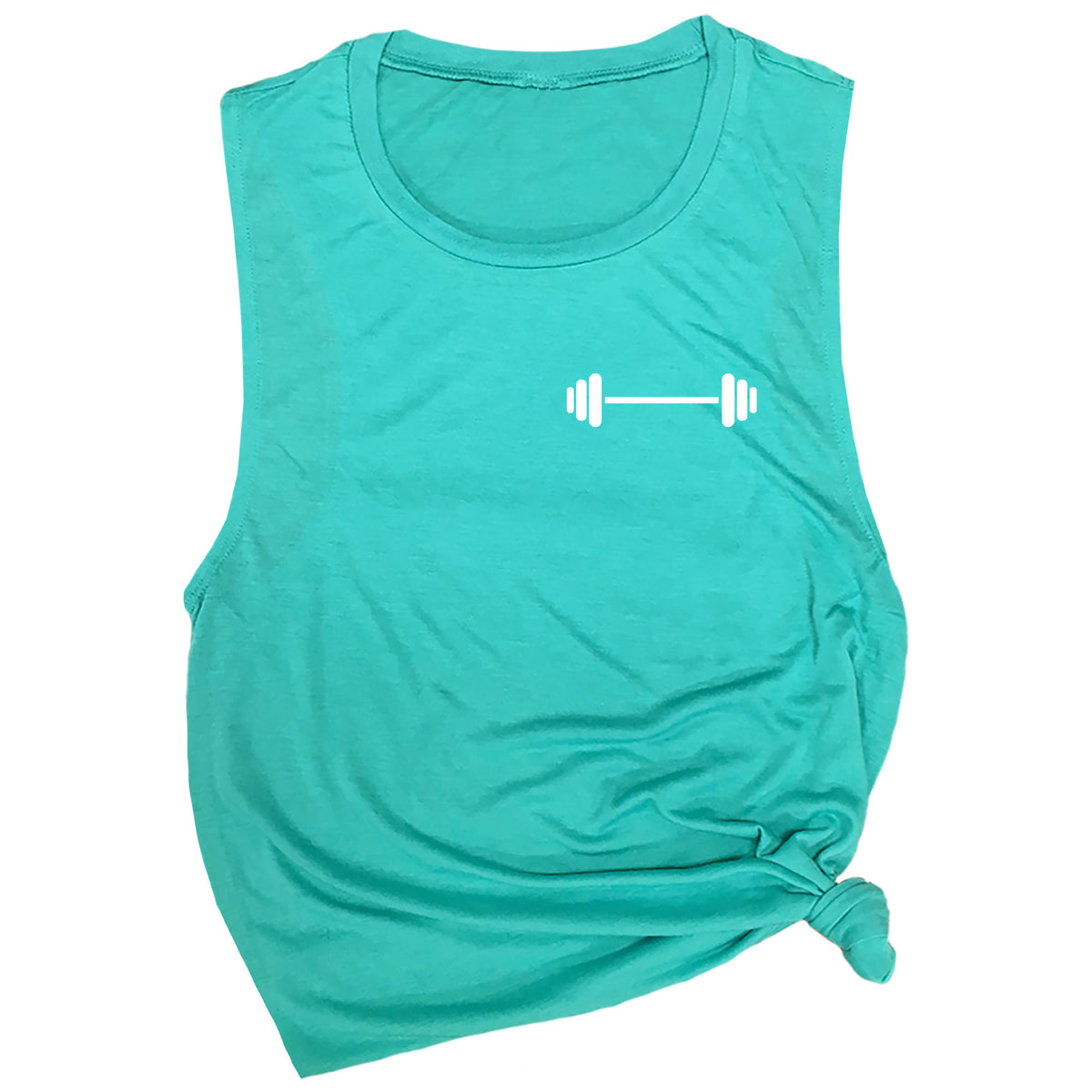 Barbell Muscle Tee (Chest Print)