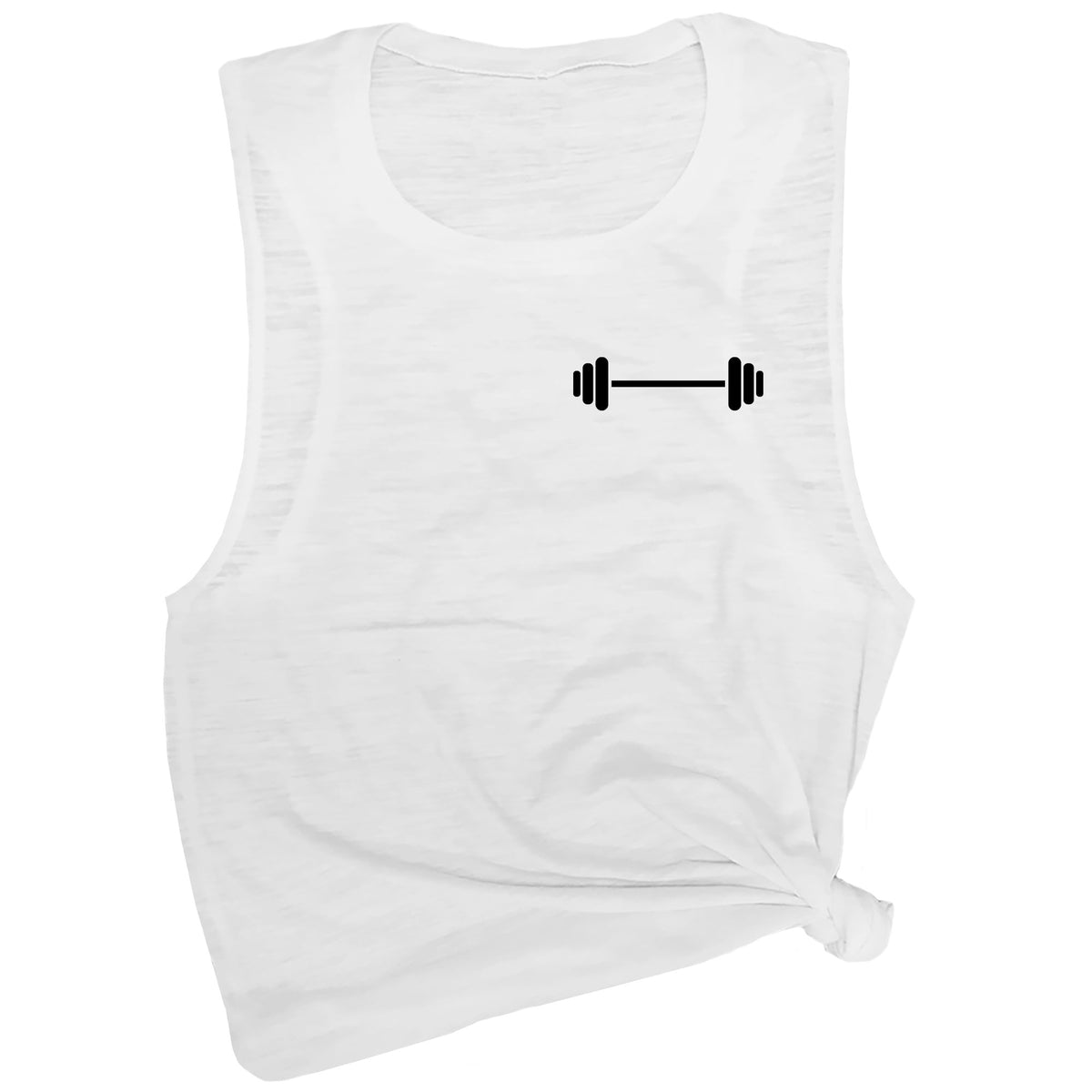 Barbell Muscle Tee (Chest Print)