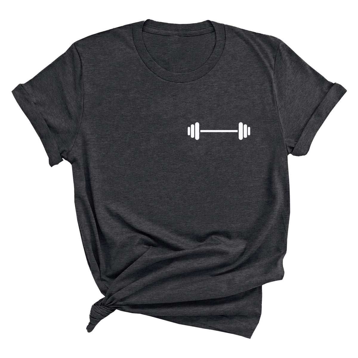 Barbell Unisex T-Shirt (Chest Print)