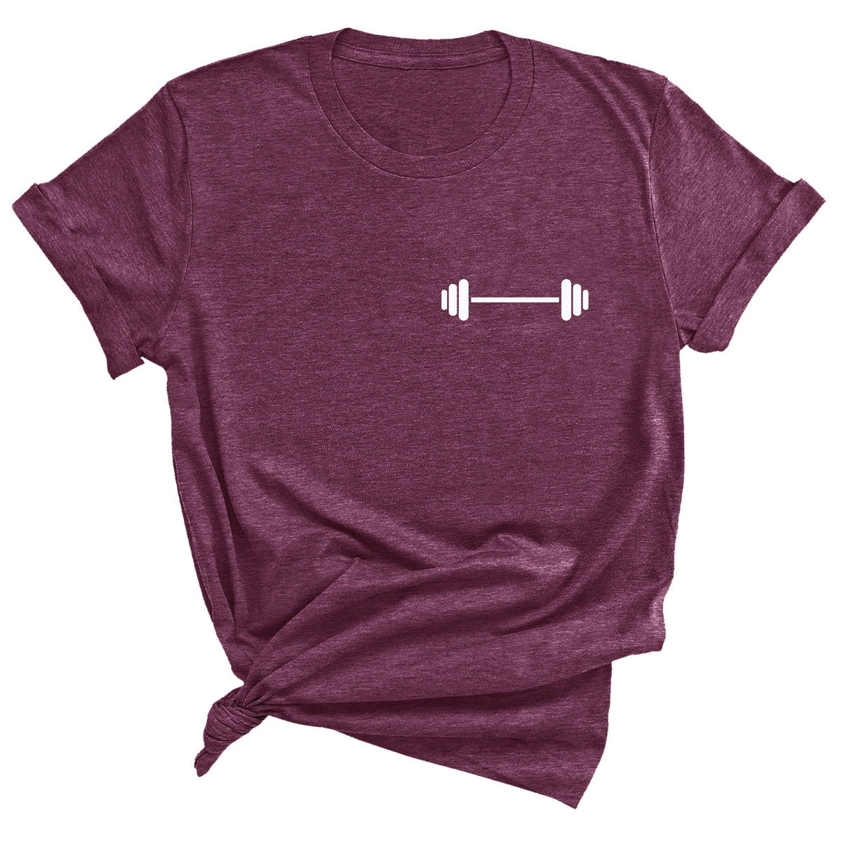 Barbell Unisex T-Shirt (Chest Print)