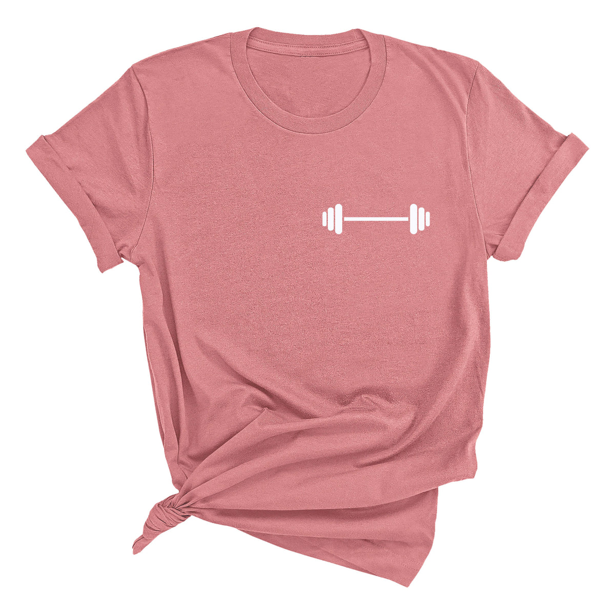 Barbell Unisex T-Shirt (Chest Print)