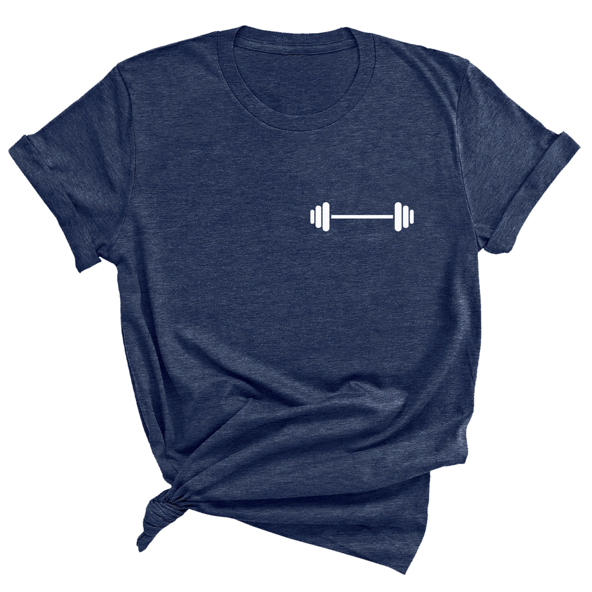 Barbell Unisex T-Shirt (Chest Print)
