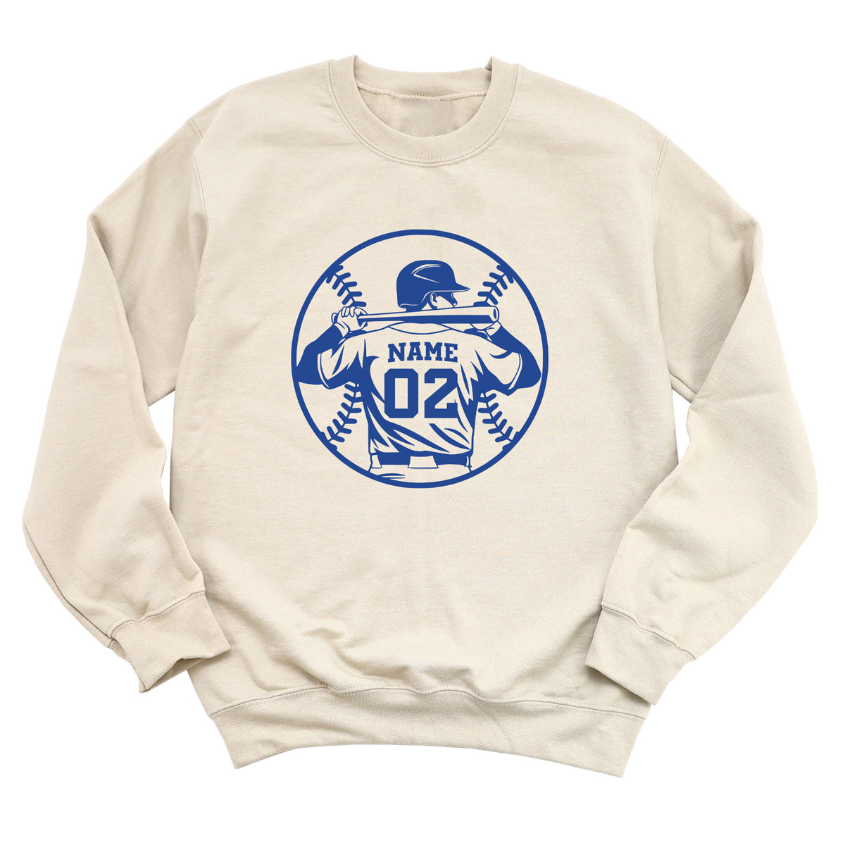 Baseball Player Silhouette Sweatshirt