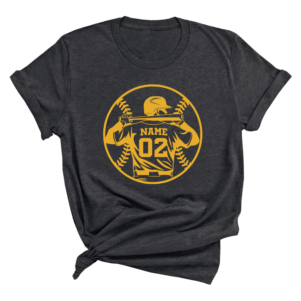 Baseball Player Silhouette Unisex T-Shirt