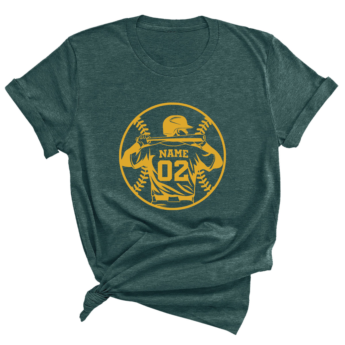 Baseball Player Silhouette Unisex T-Shirt