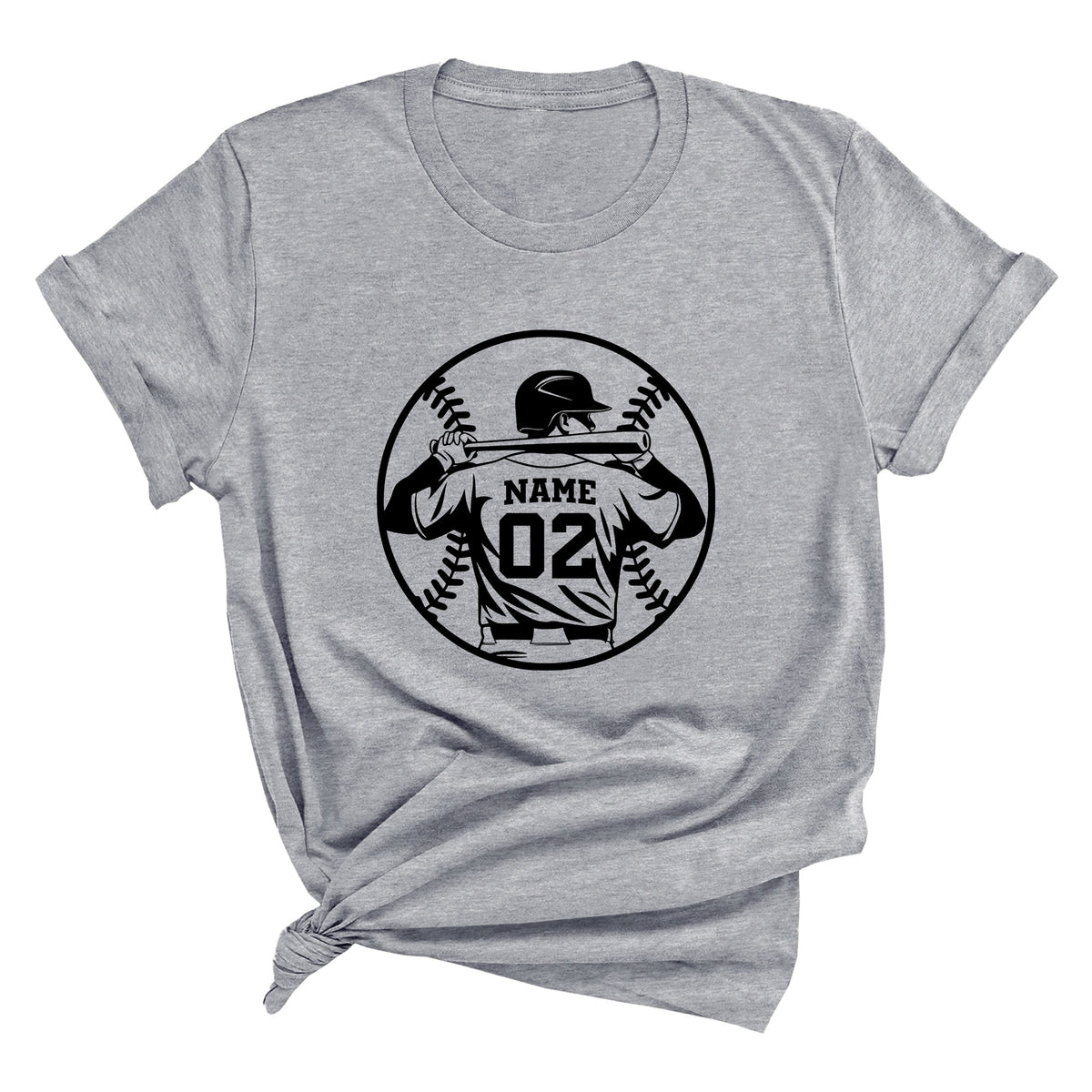 Baseball Player Silhouette Unisex T-Shirt
