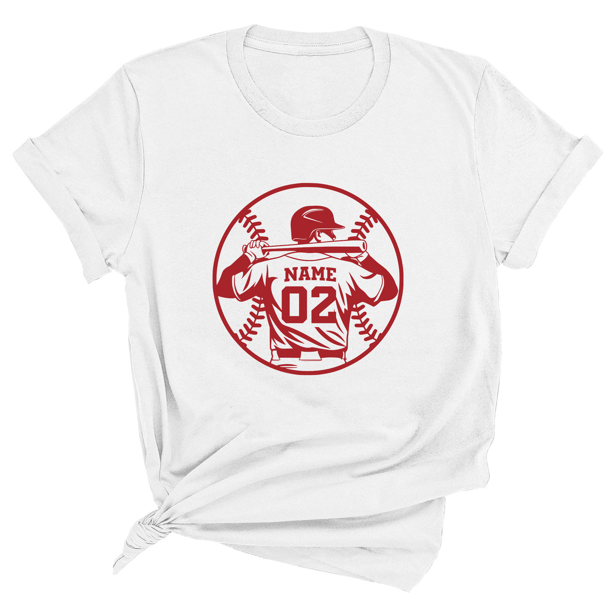 Baseball Player Silhouette Unisex T-Shirt