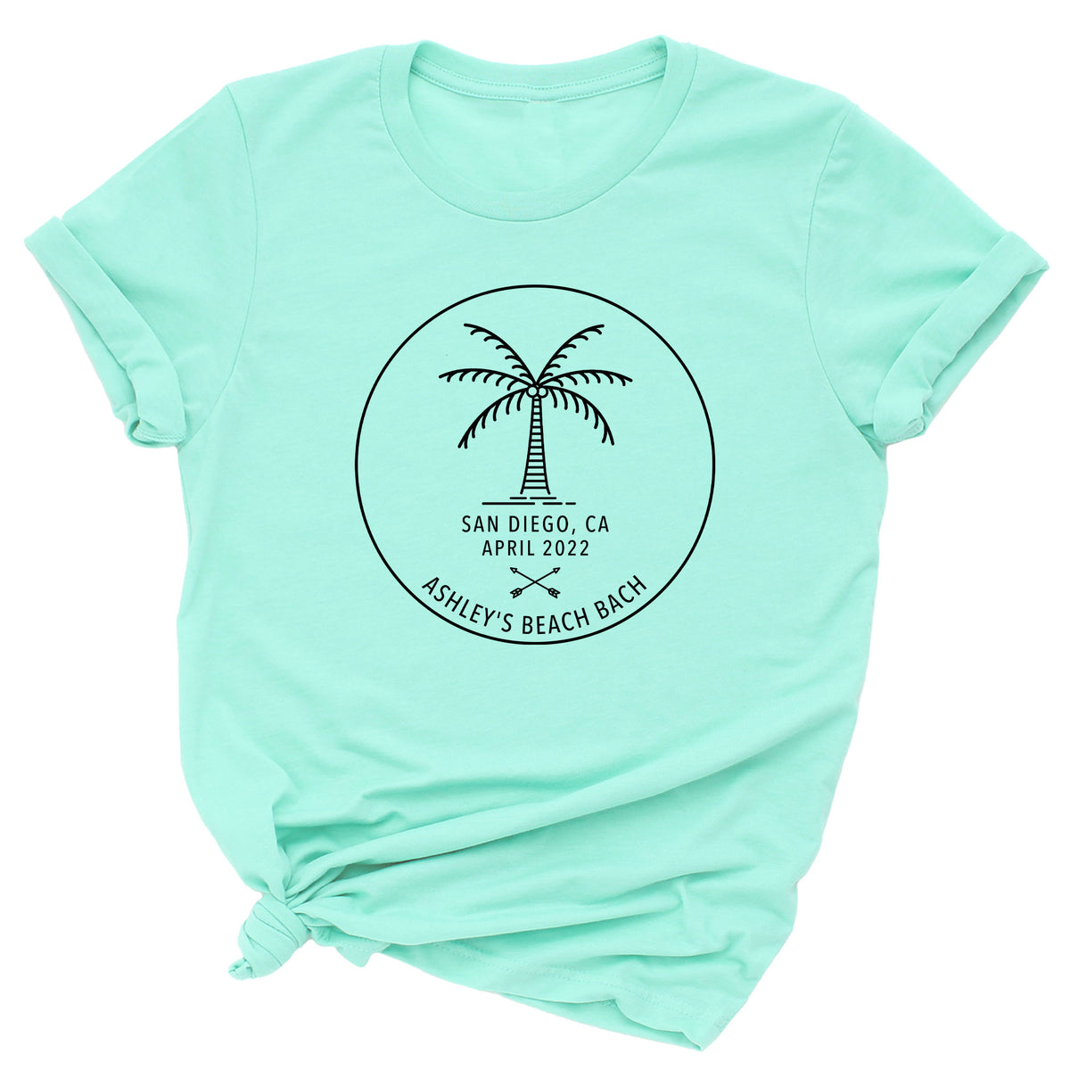 Custom Beach Bach Unisex T-Shirt