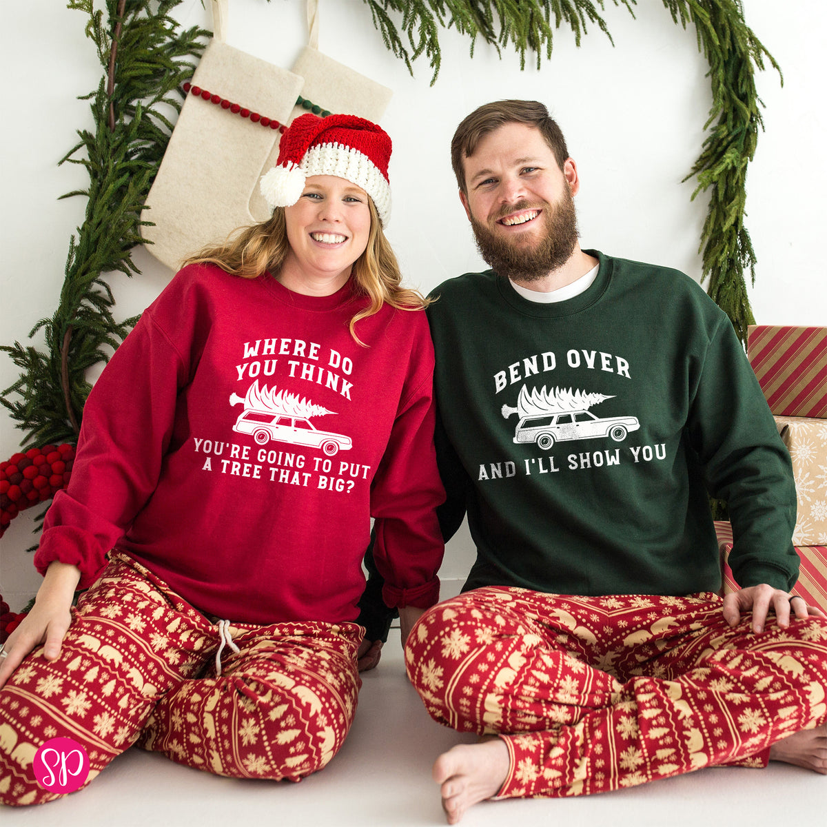National Lampoons Movie Matching Couples Christmas Sweatshirts