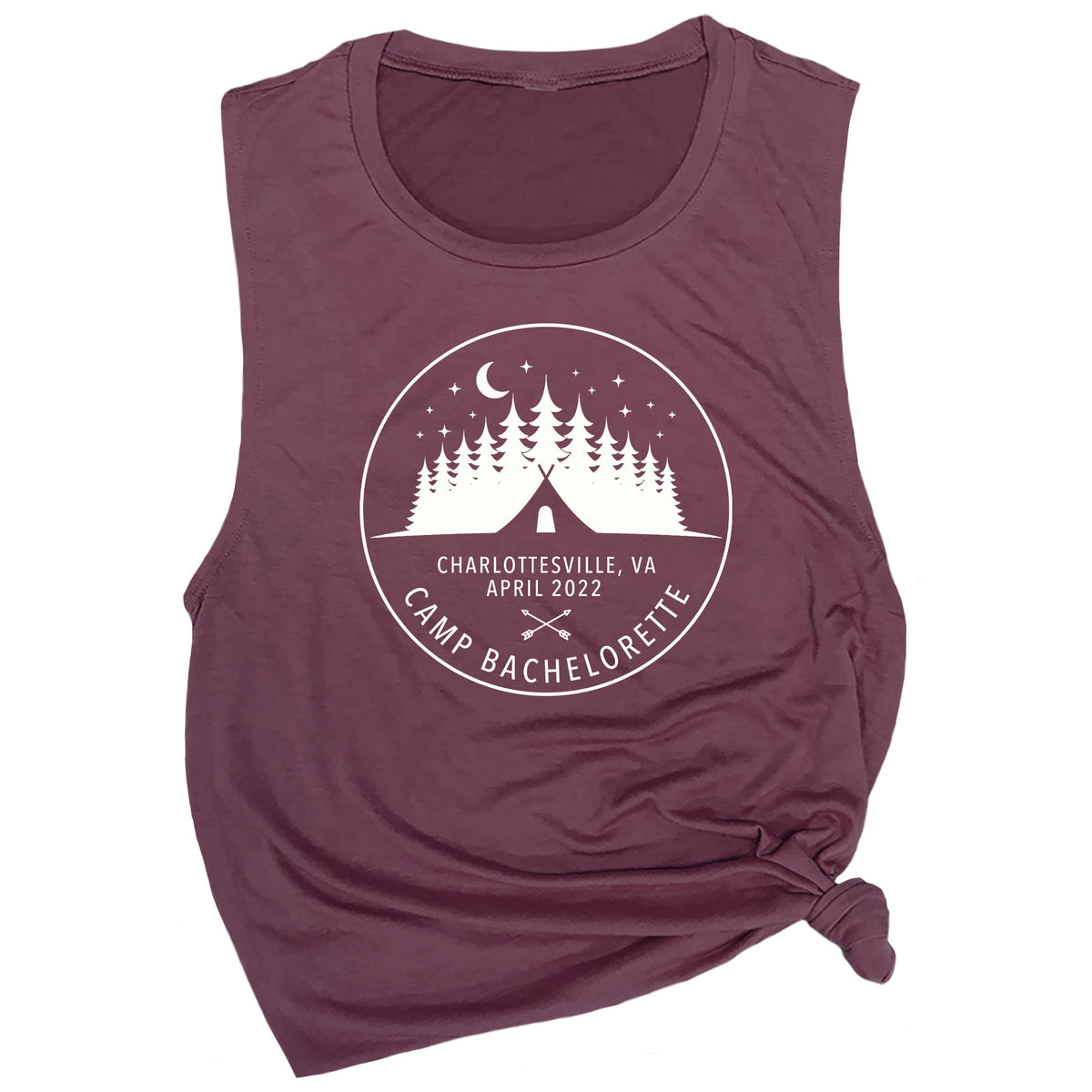 Personalized Camp Bachelorette Muscle Tee