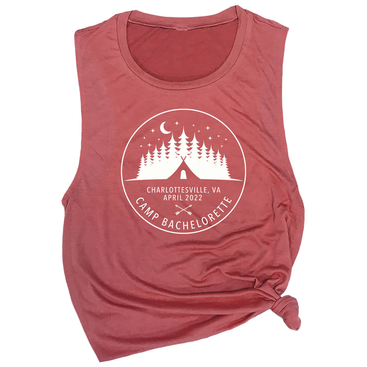 Personalized Camp Bachelorette Muscle Tee