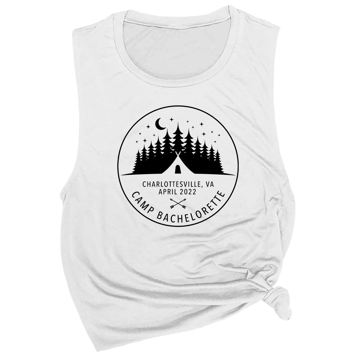 Personalized Camp Bachelorette Muscle Tee