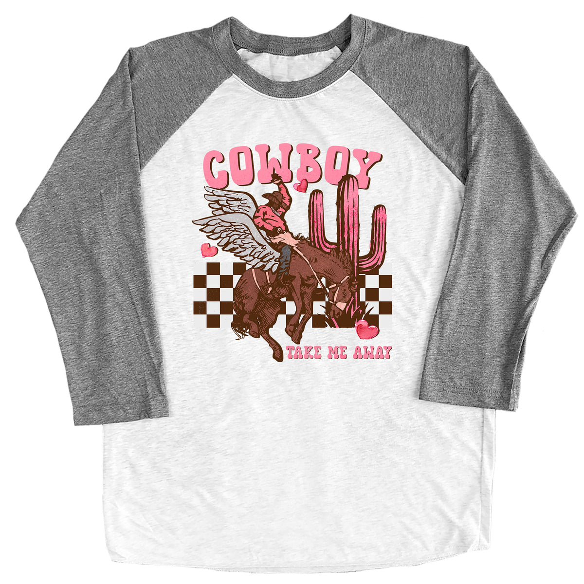 Cowboy Take Me Away Raglan