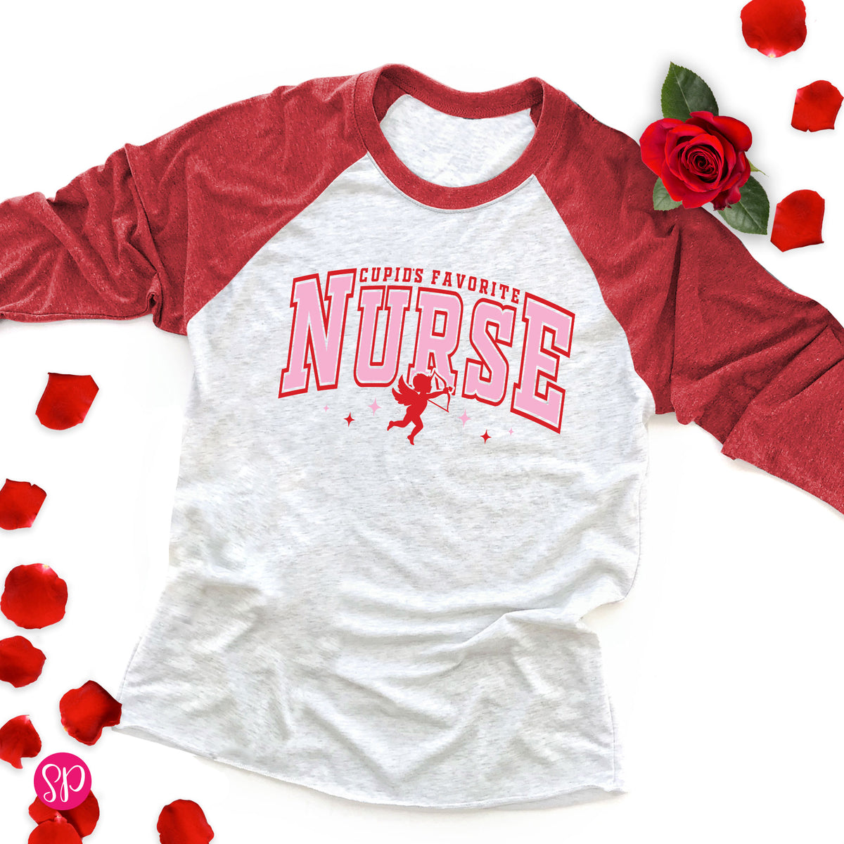 Cupid's Favorite Nurse Raglan