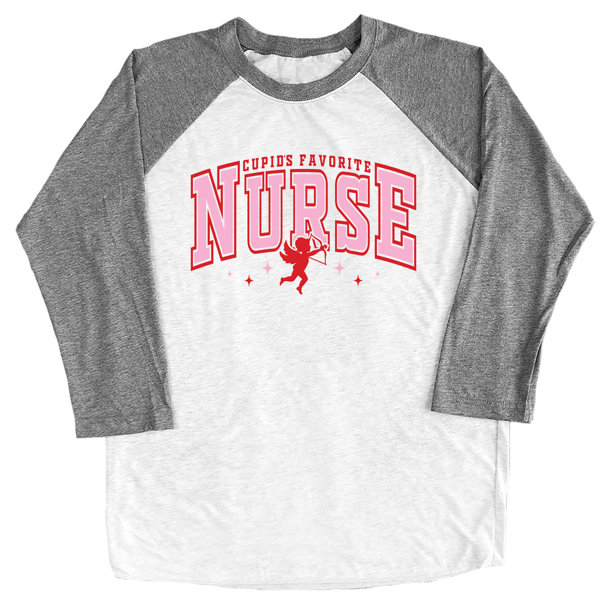 Cupid's Favorite Nurse Raglan