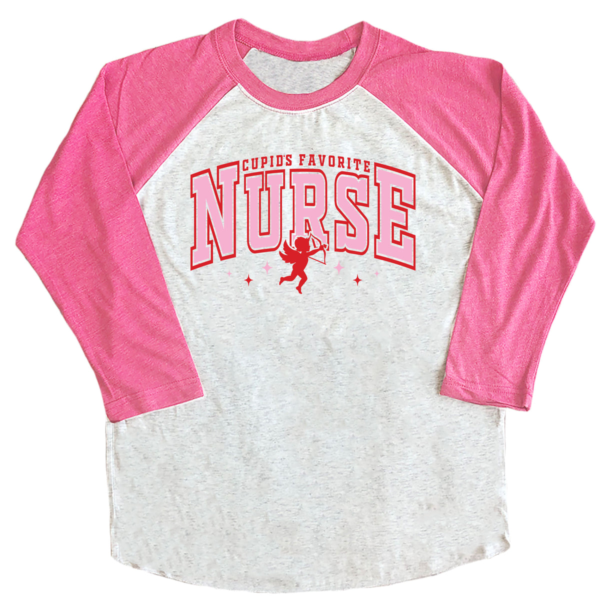 Cupid's Favorite Nurse Raglan