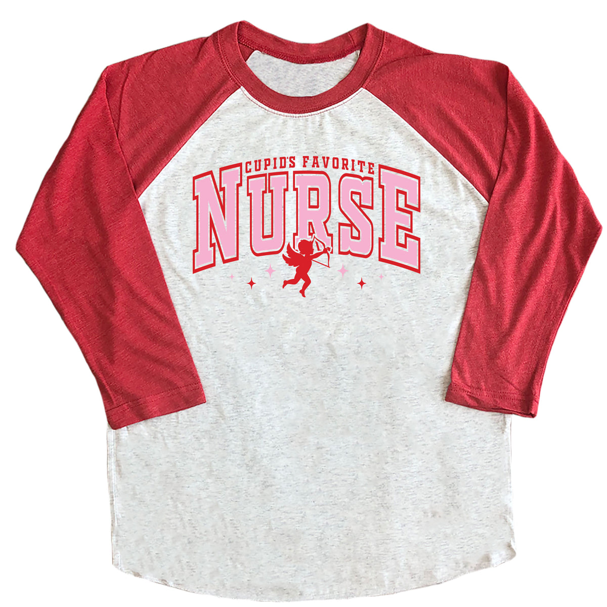 Cupid's Favorite Nurse Raglan