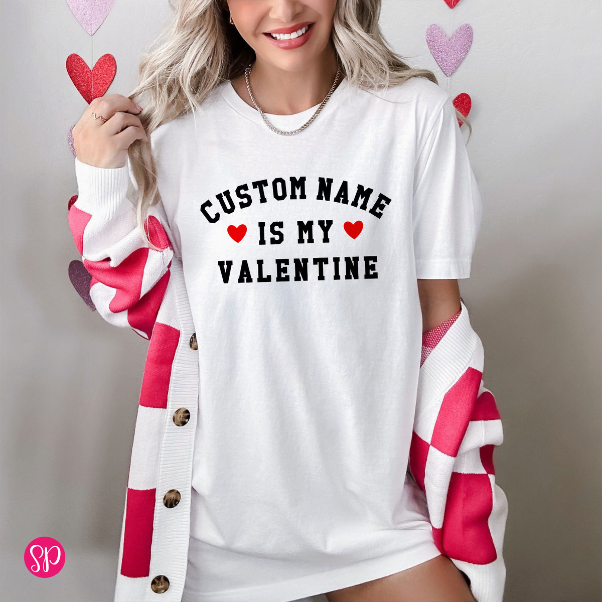 Custom Name is My Valentine Unisex T-Shirt