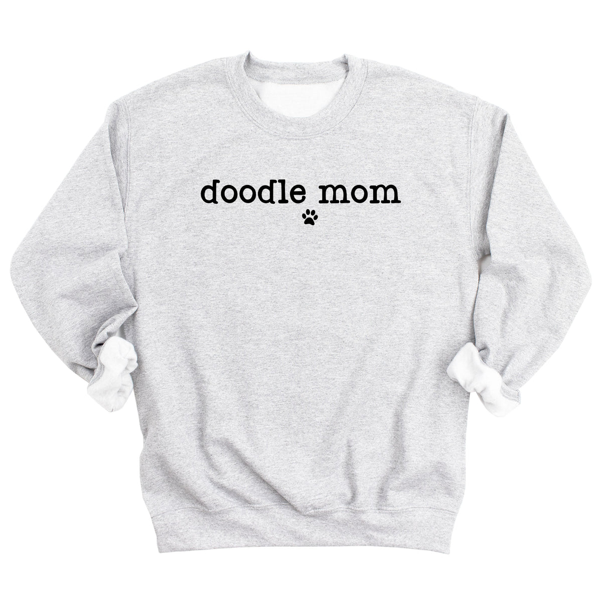 Doodle Mom with Paw Print Sweatshirt