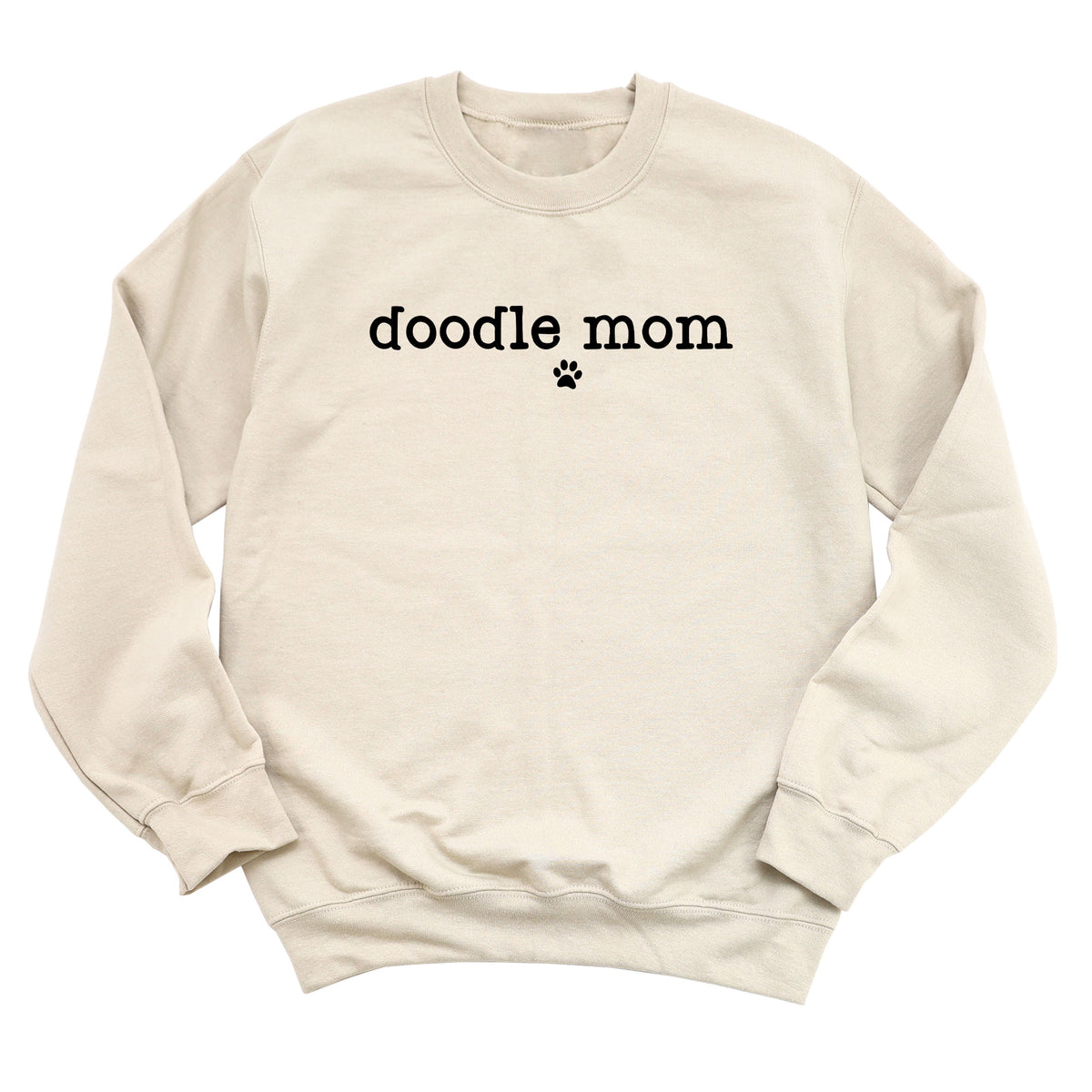 Doodle Mom with Paw Print Sweatshirt