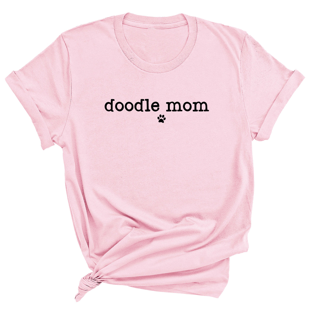 Doodle Mom with Paw Print Unisex T-Shirt