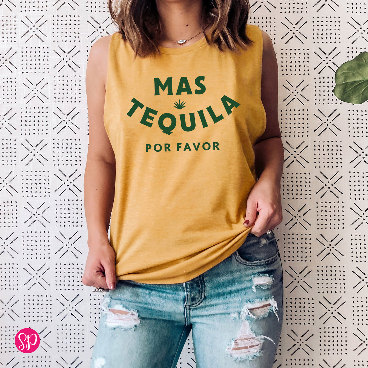 Mas Tequila Por Favor Muscle Tee