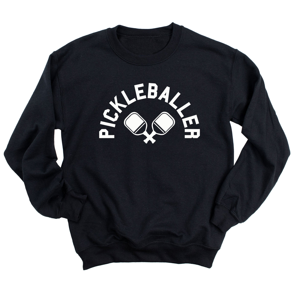 Pickleballer with Paddles Sweatshirt