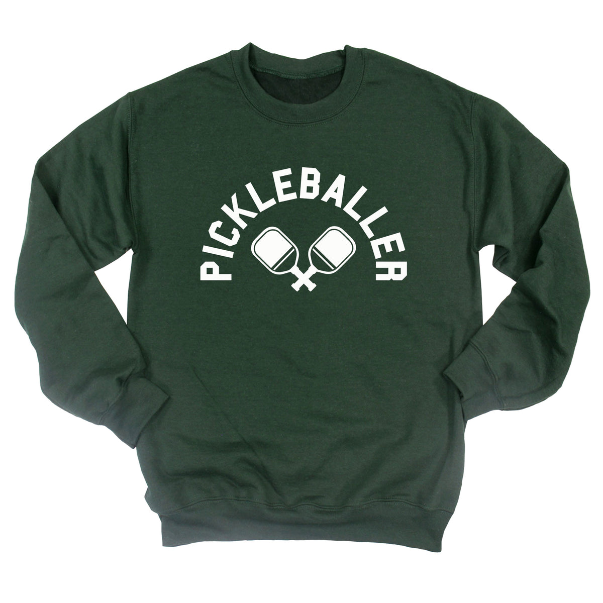 Pickleballer with Paddles Sweatshirt