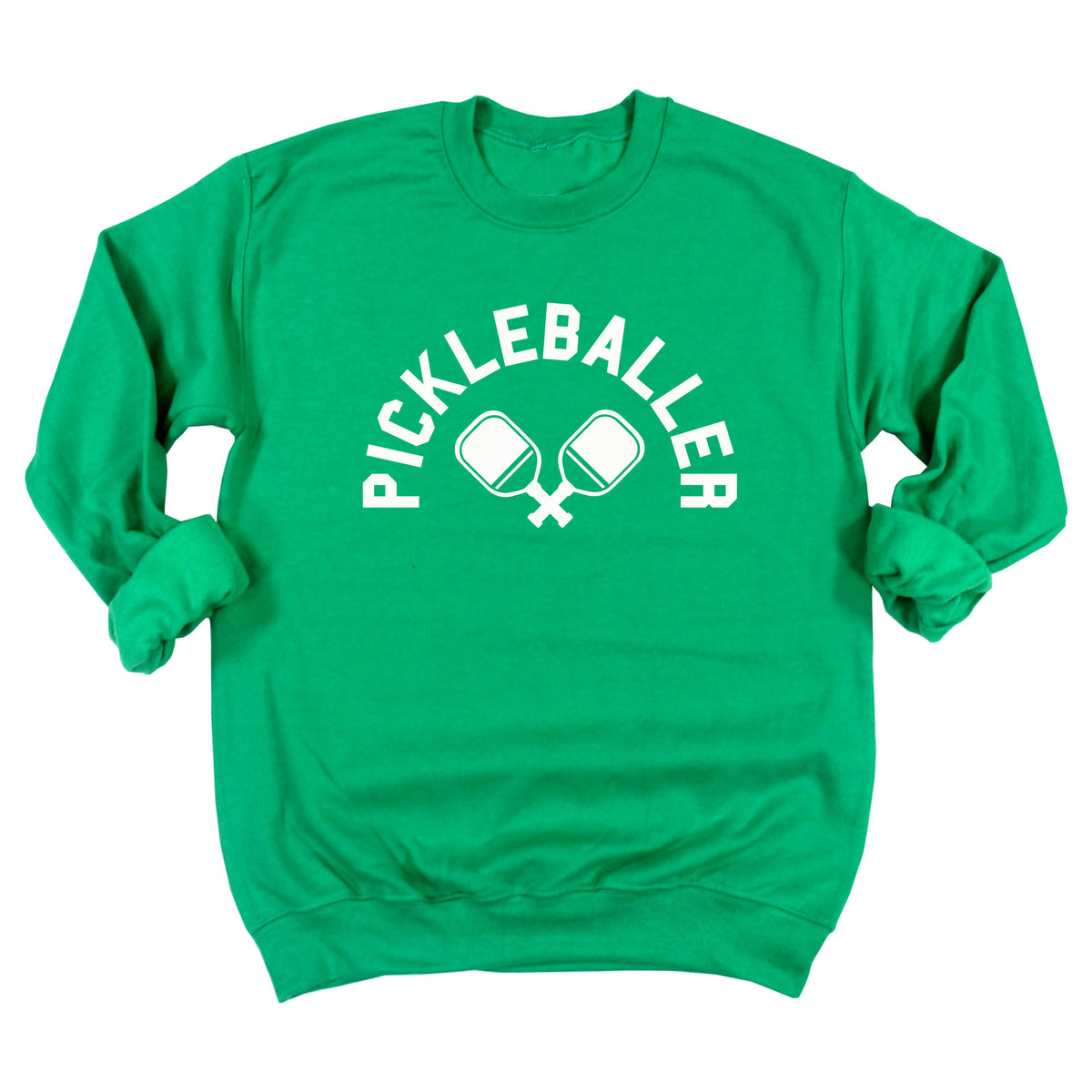 Pickleballer with Paddles Sweatshirt