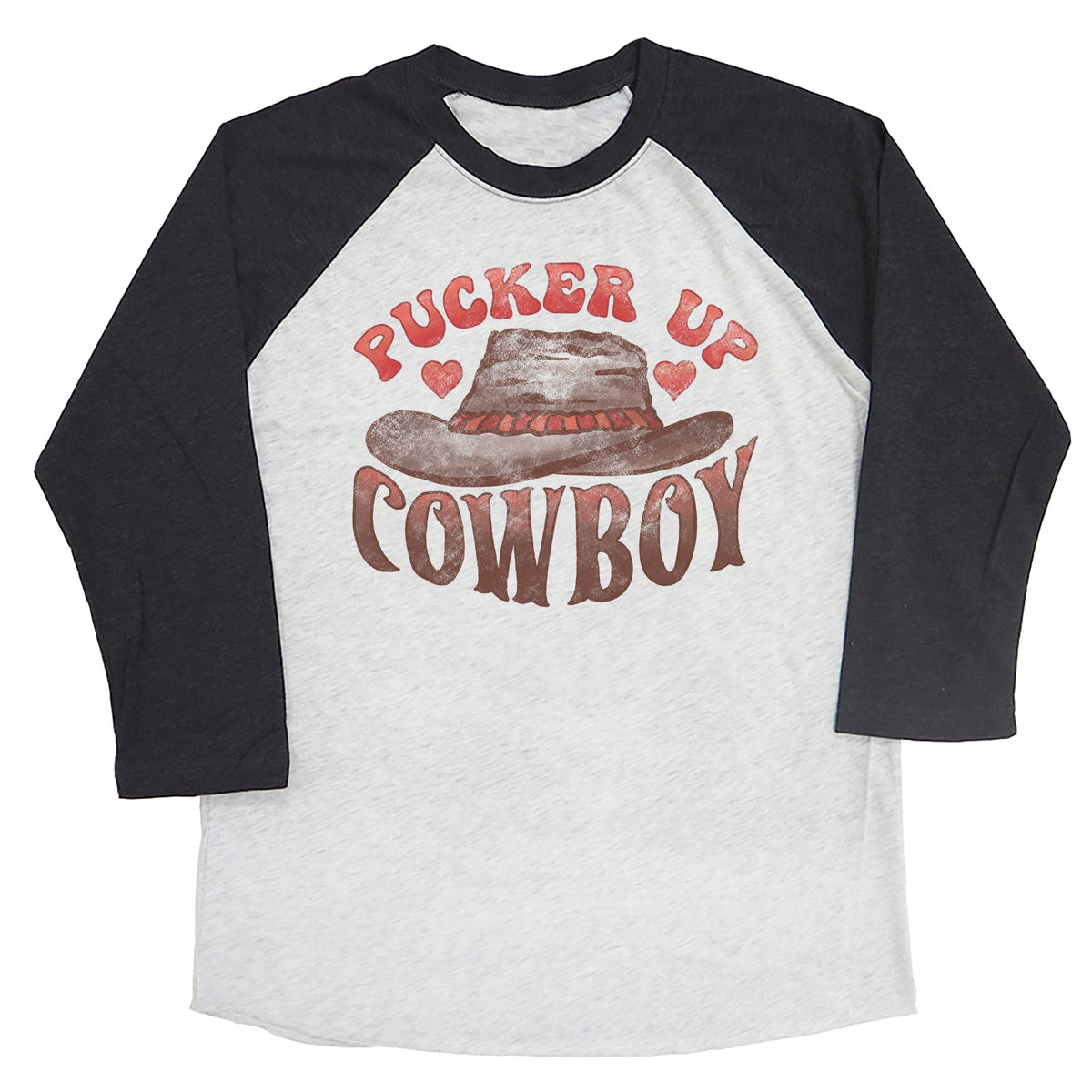 Pucker Up Cowboy Raglan