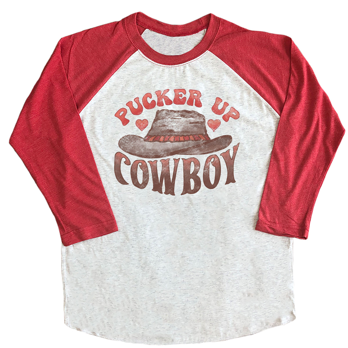 Pucker Up Cowboy Raglan