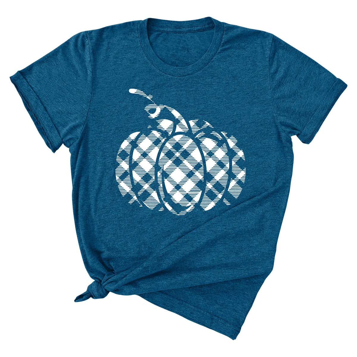 Plaid Pumpkin Unisex T-Shirt