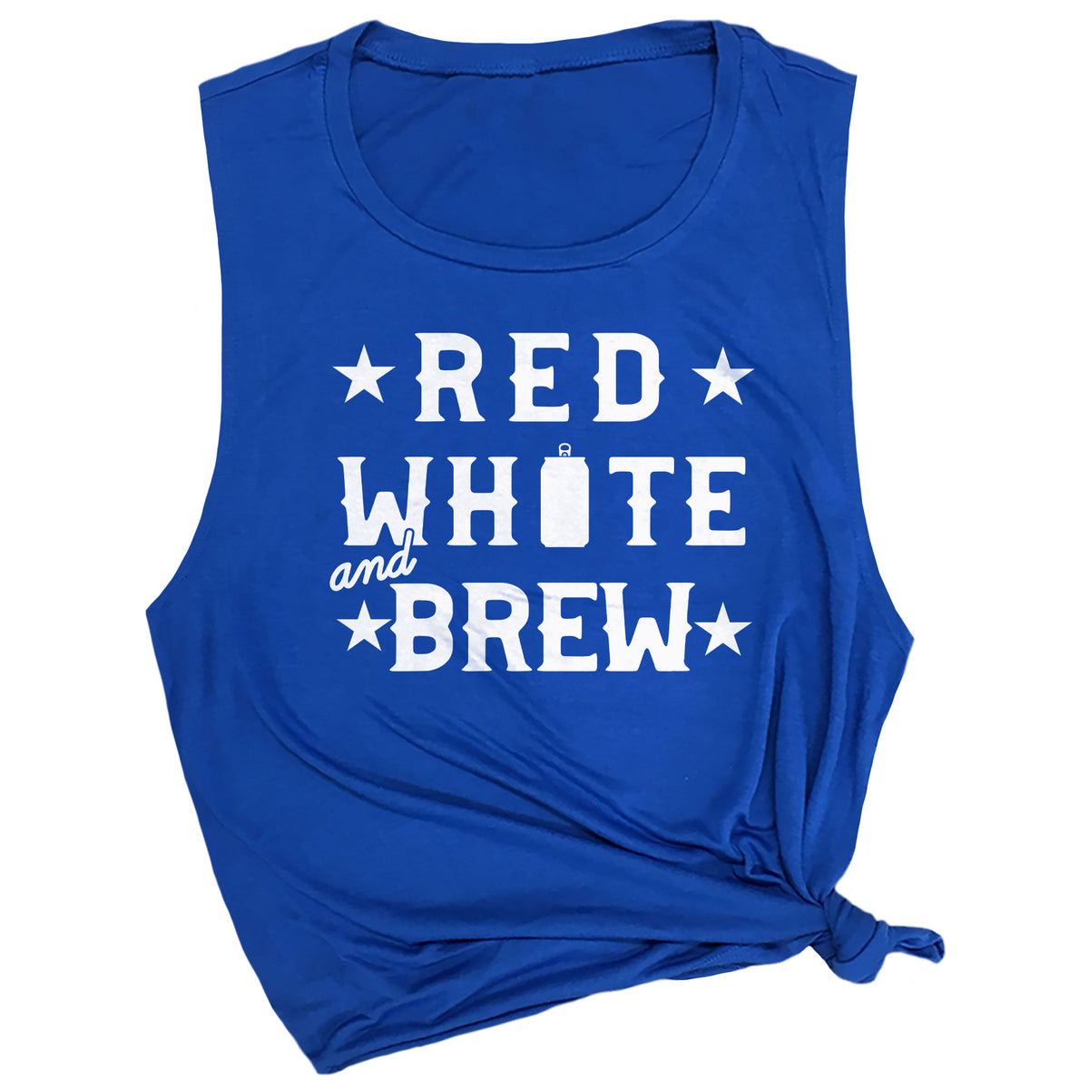 Red, White and Brew Muscle Tee