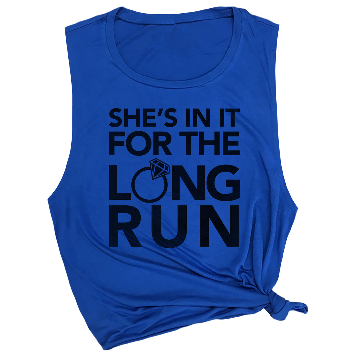 In it for the Long Run Bachelorette Muscle Tee