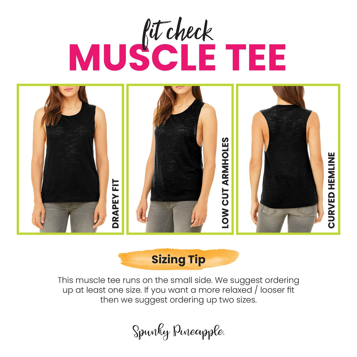 Lucky Cursive with Shamrock Muscle Tee
