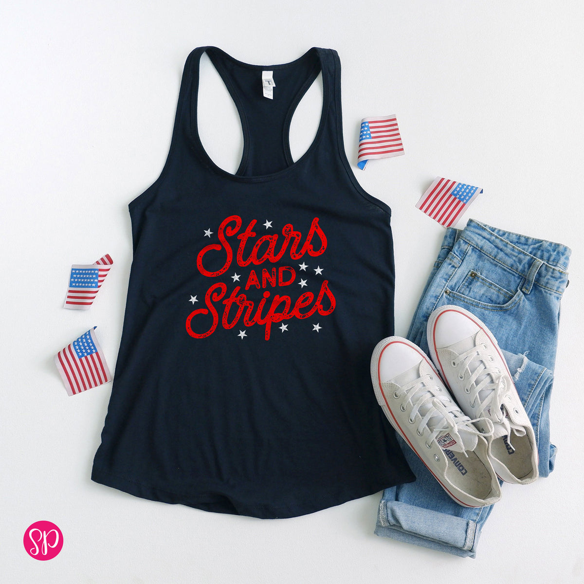 Stars and Stripes (RED) Tank Top