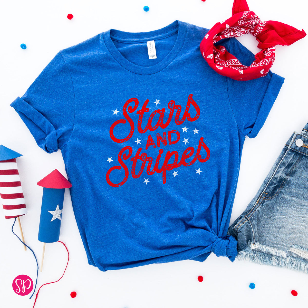 Stars and Stripes (RED) Unisex T-Shirt