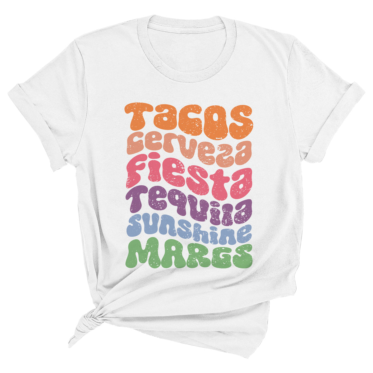 Tacos, Cerveza, Fiesta, Tequila, Sunshine, Margs Unisex T-Shirt