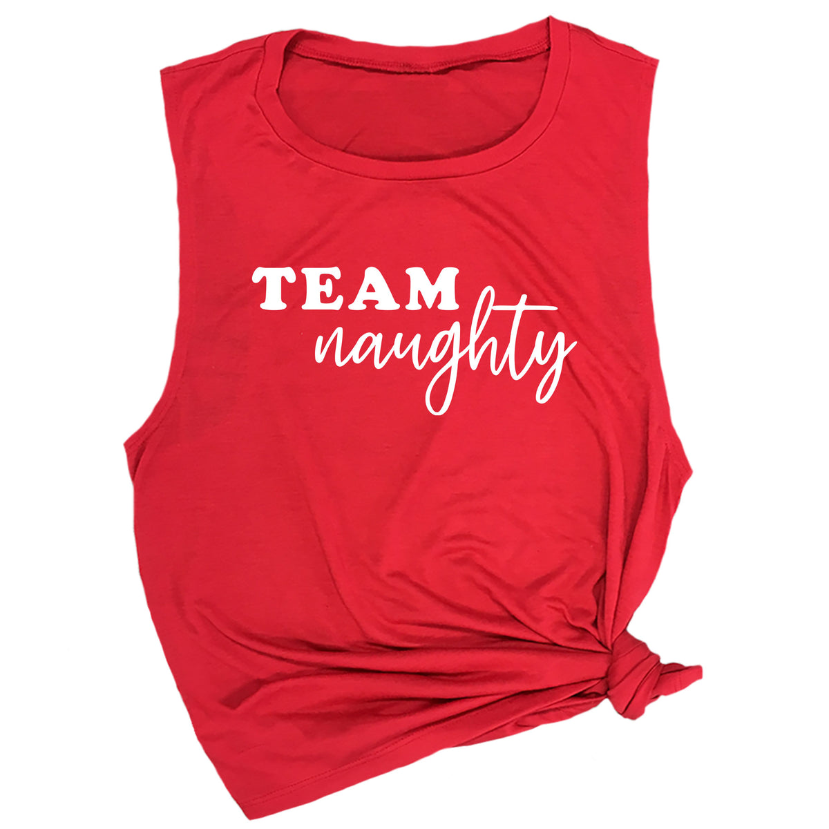 Team Naughty / Team Nice-ish Muscle Tee