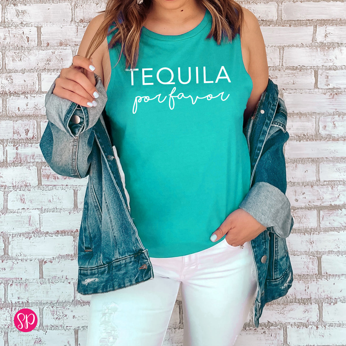 Tequila Por Favor Muscle Tee
