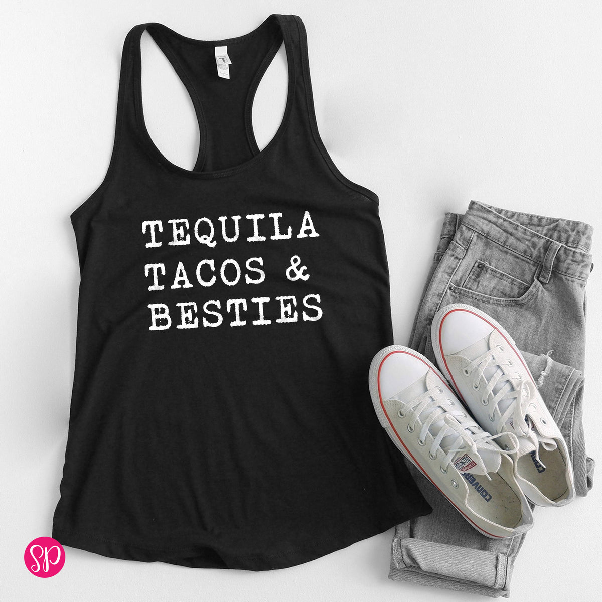 Tequila Tacos & Besties Tank Top