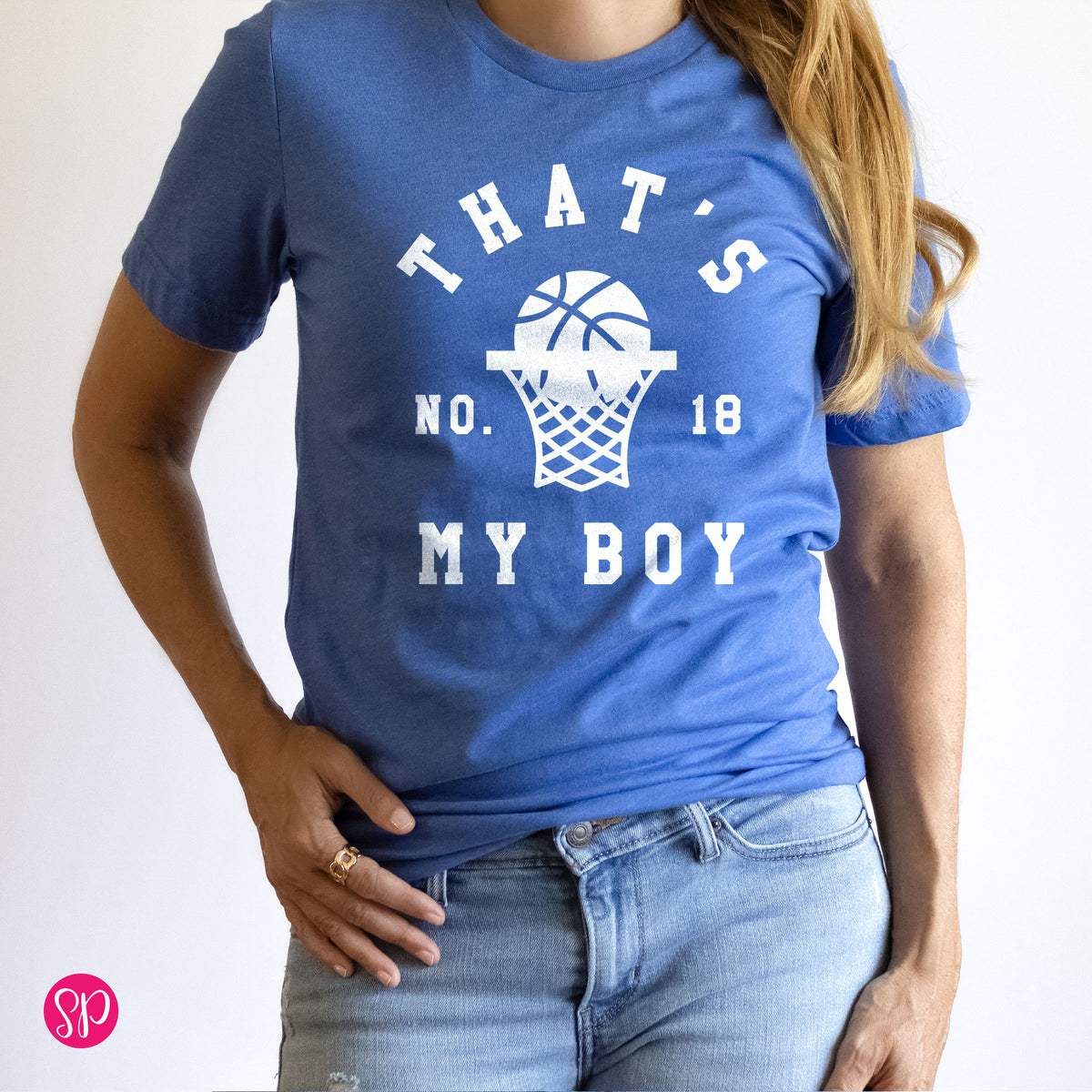 That's My Boy with Custom Number (Basketball) Unisex T-Shirt