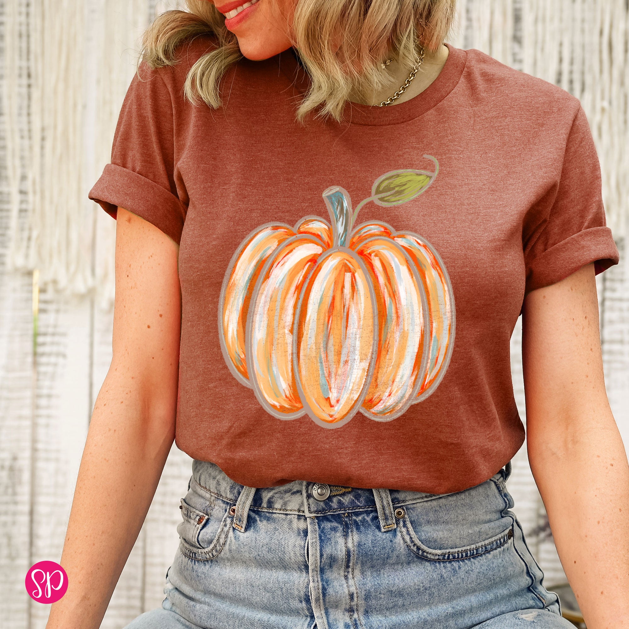 tie dye pumpkin shirt