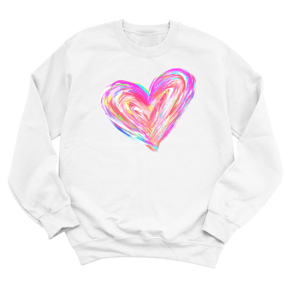 Watercolor Heart Sweatshirt