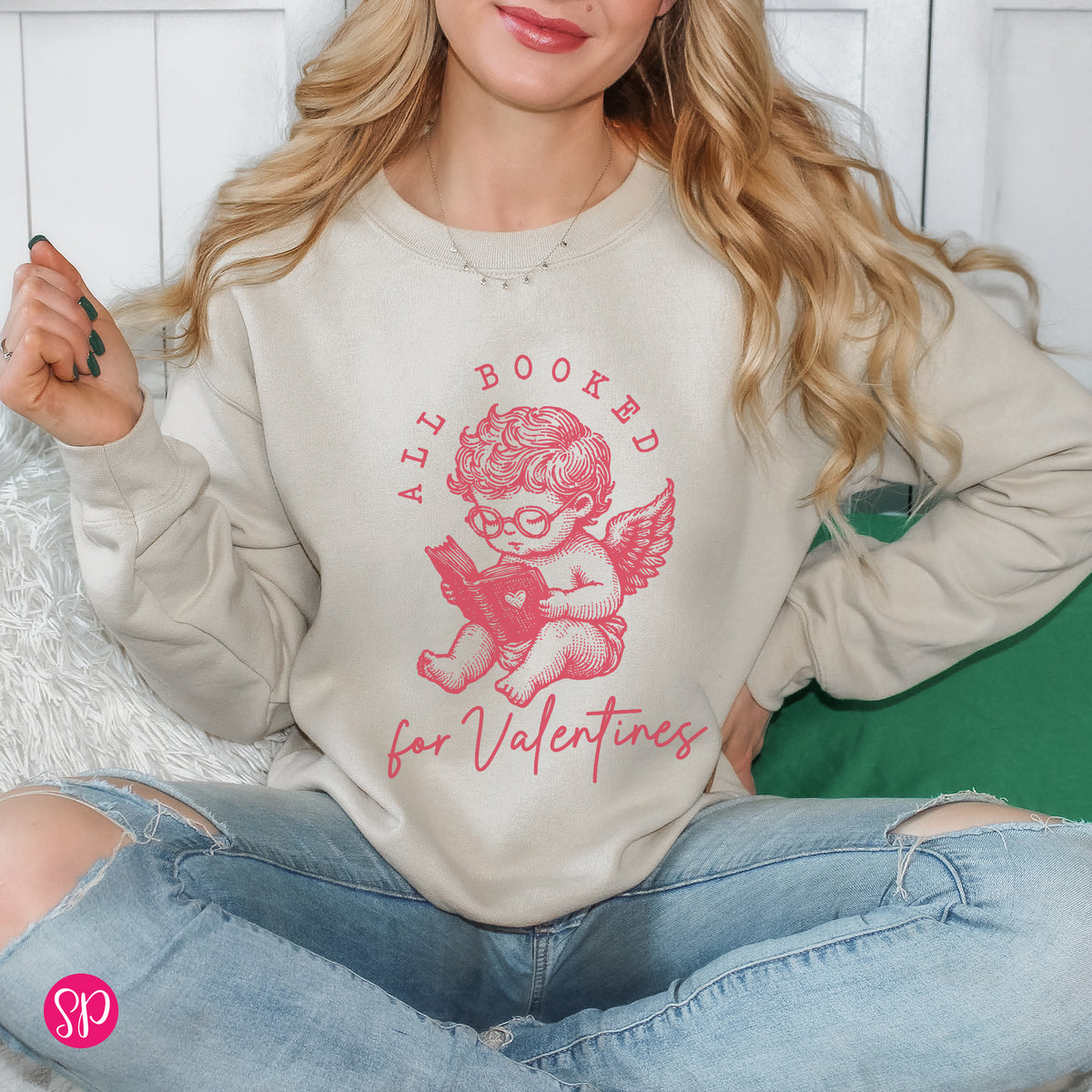 All Booked for Valentines Sweatshirt