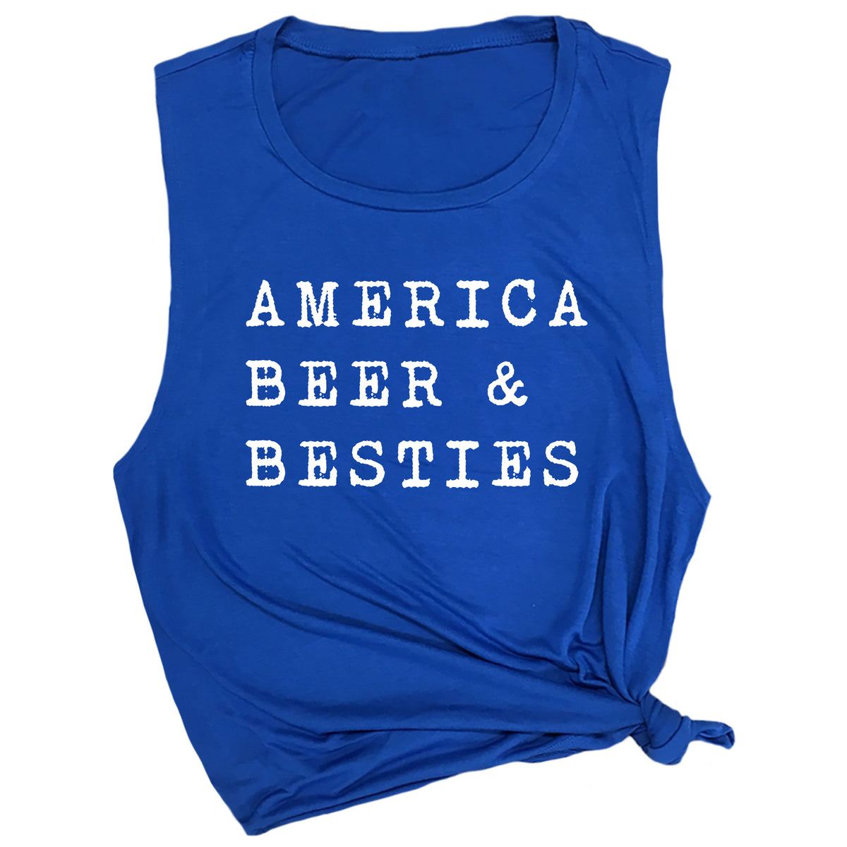 America Beer & Besties Muscle Tee