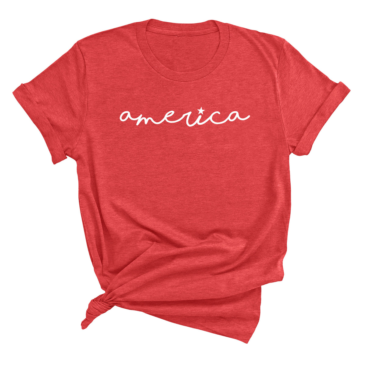 America with Star I Unisex T-Shirt