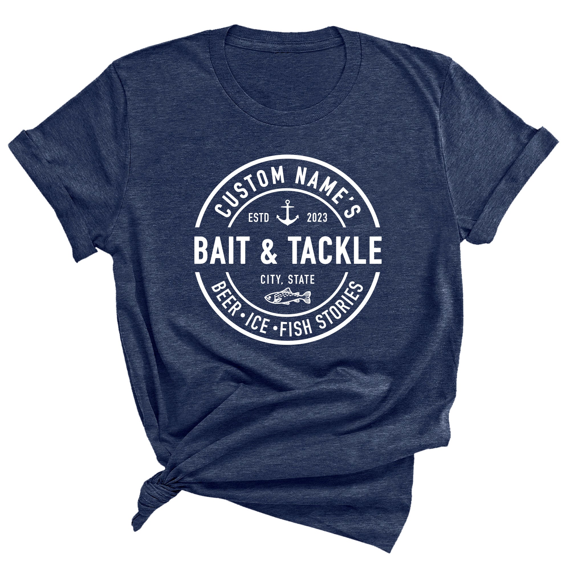 Bait Tackle Custom Unisex T-Shirt – Spunky Pineapple